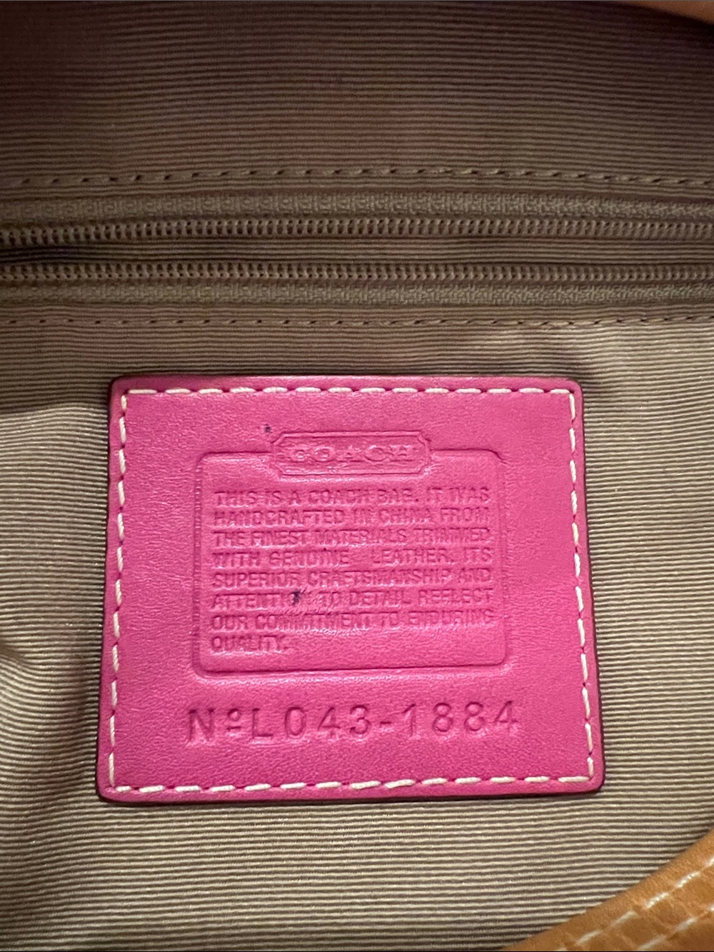 Vintage Coach Y2K Soho Hampton Striped Purse - Picture 12 of 12